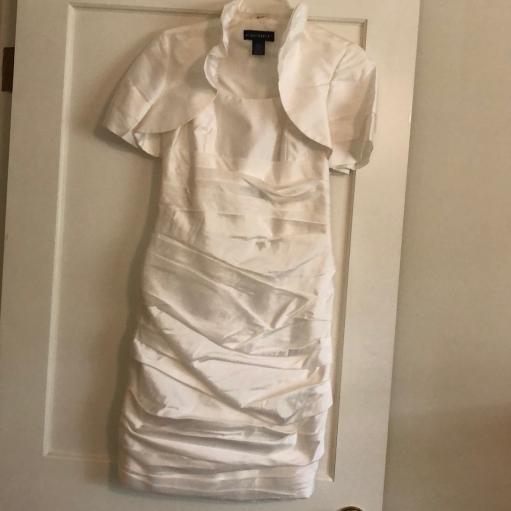Cachet white dress